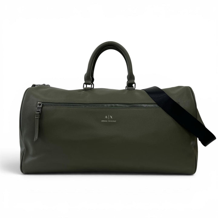 Excellent ARMANI EXCHANGE Boston bag Large capacity, 2-way bag khaki