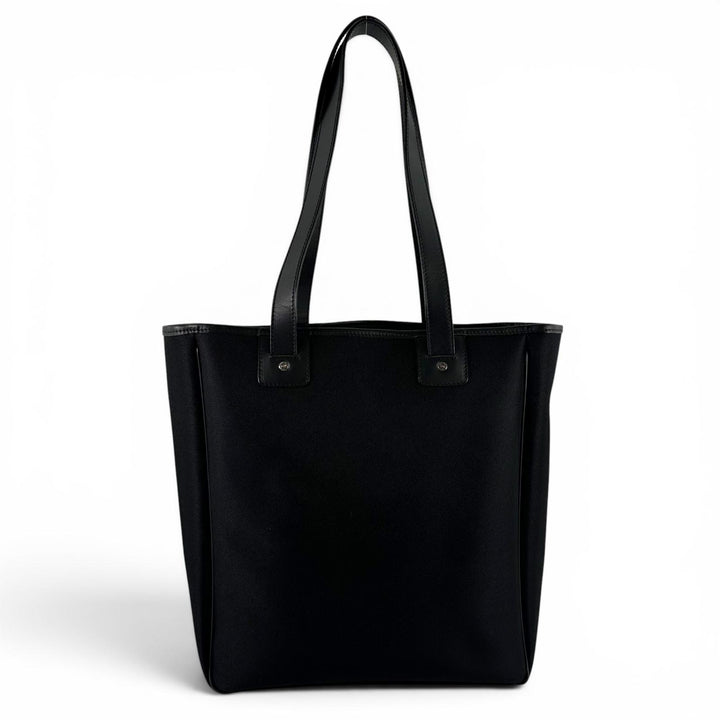 Excellent HUNTING WORLD Tote Bag Safari Today black leather Women 9351NN
