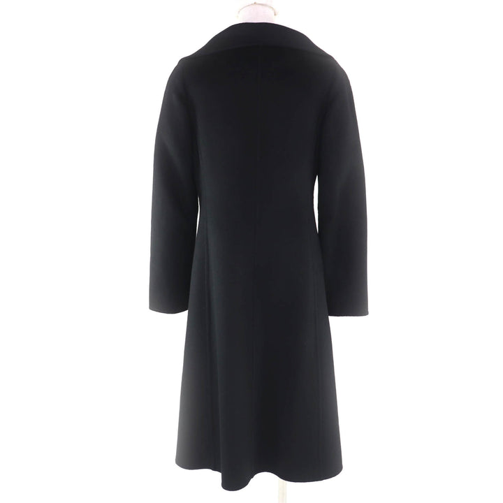 Excellent Max Mara coat Cucito A Mano black cashmere Women 40