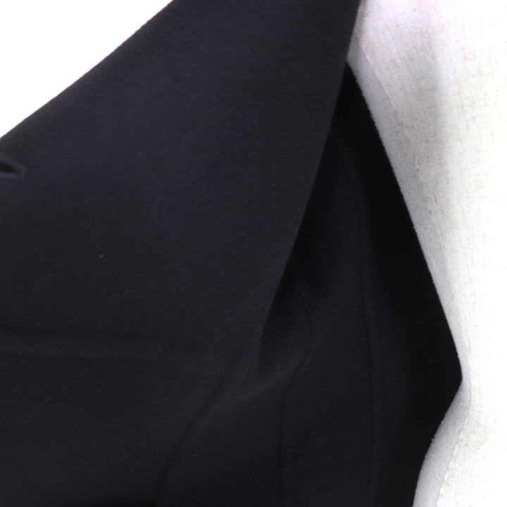 Excellent Max Mara coat Cucito A Mano black cashmere Women 40