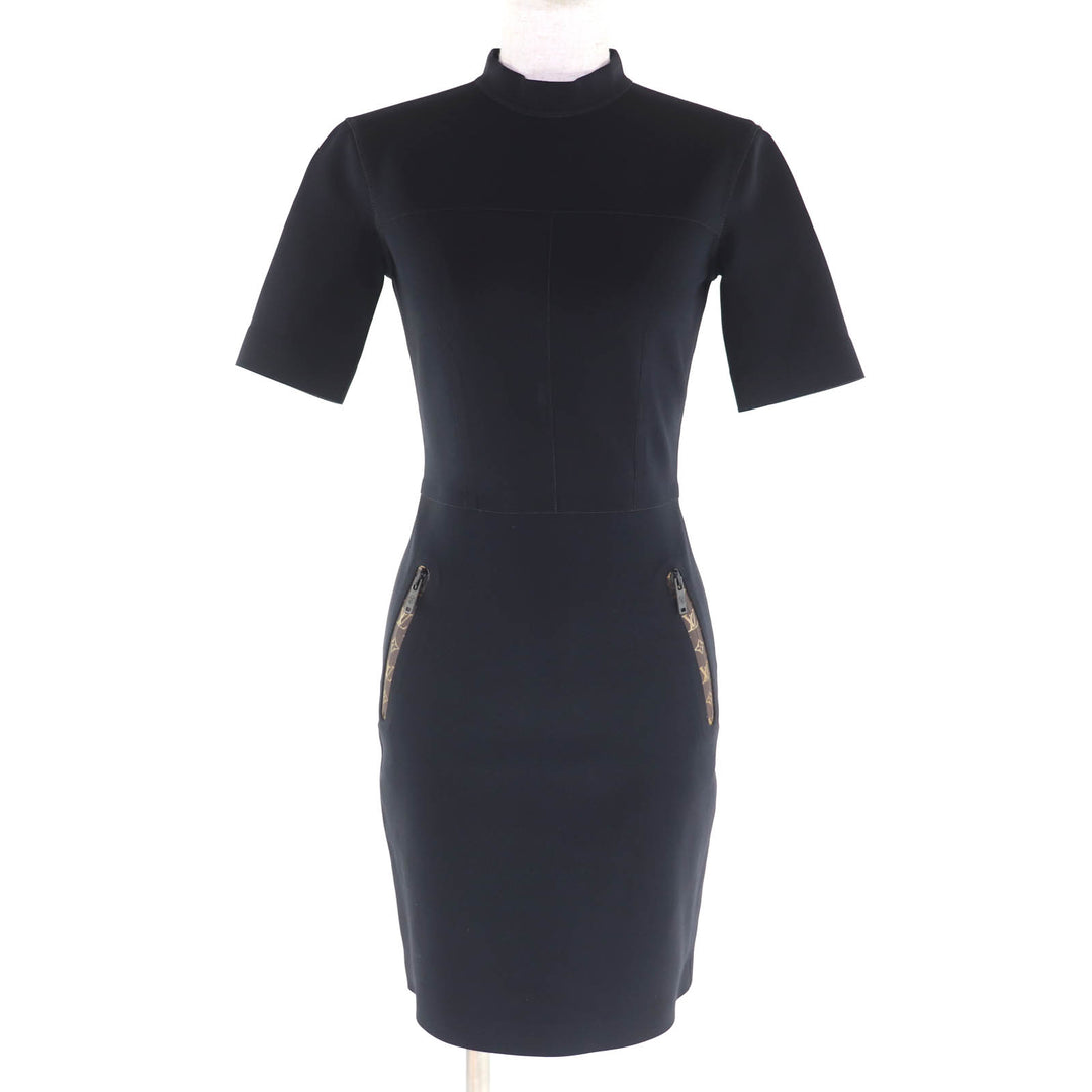 Pristine LOUIS VUITTON one piece black Nylon Women 34
