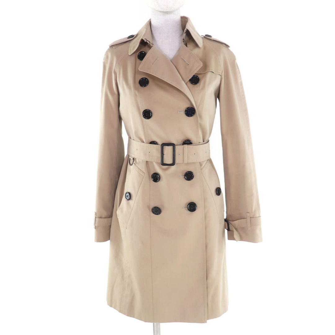 Great BURBERRY LONDON trench coat beige cotton Women 36 B1A14-530-51