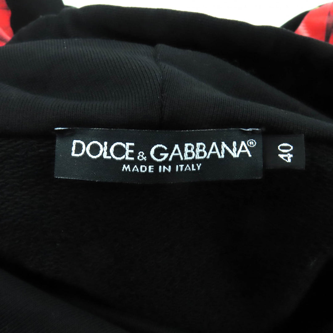 Excellent DOLCE&GABBANA hoodie black cotton Women 40