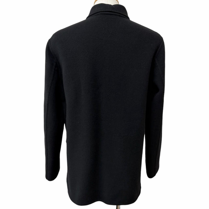 Very Good Dunhill Jacket CPO black wool mens S