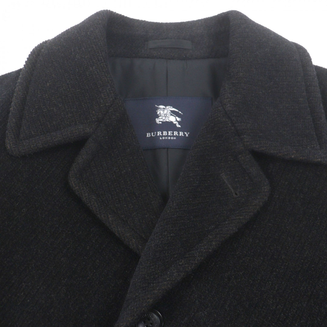 Excellent BURBERRY LONDON Chester coat Charcoal gray wool mens L