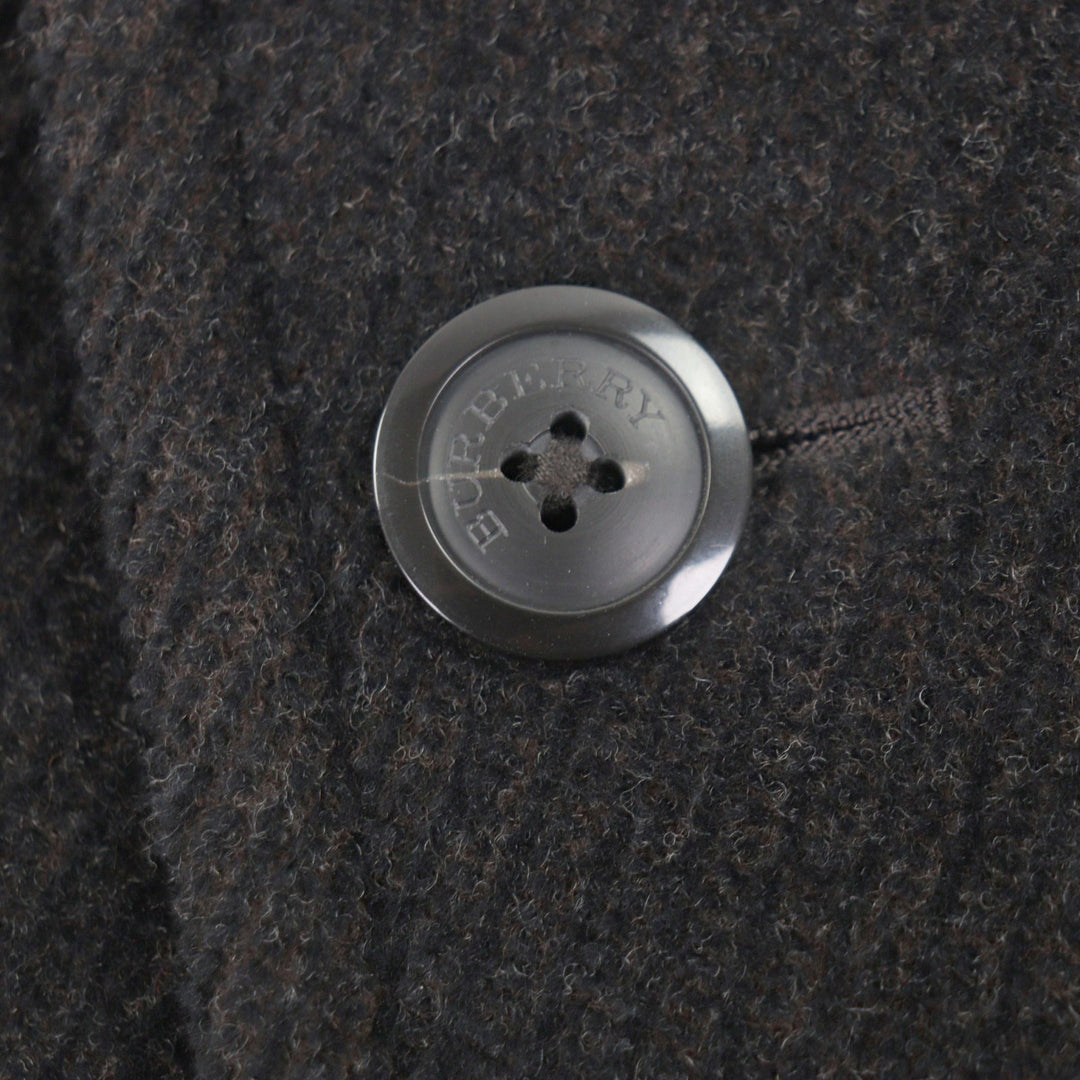 Excellent BURBERRY LONDON Chester coat Charcoal gray wool mens L