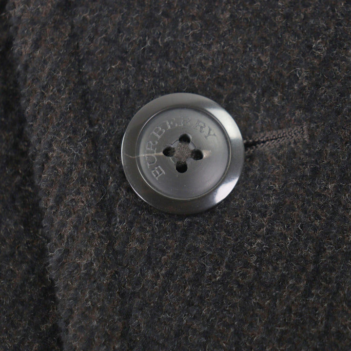 Excellent BURBERRY LONDON Chester coat Charcoal gray wool mens L
