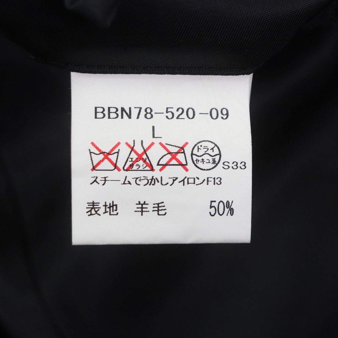 Excellent BURBERRY LONDON Chester coat Charcoal gray wool mens L
