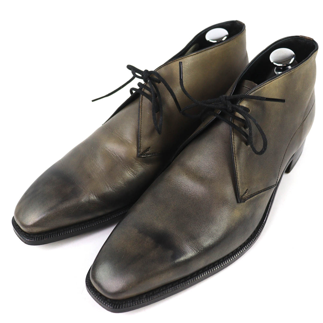 Great Otsuka short boots Chukka boots, business shoes Brown leather 7 1011048