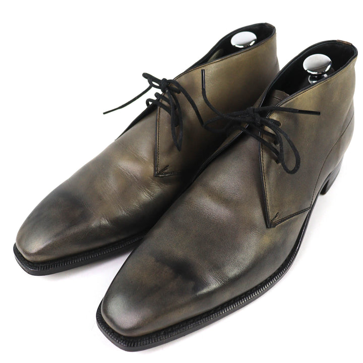 Great Otsuka short boots Chukka boots, business shoes Brown leather 7 1011048