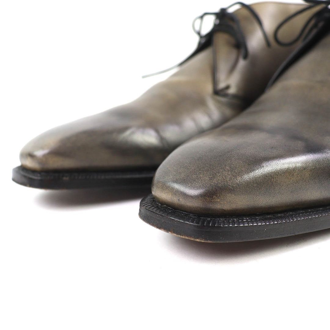 Great Otsuka short boots Chukka boots, business shoes Brown leather 7 1011048