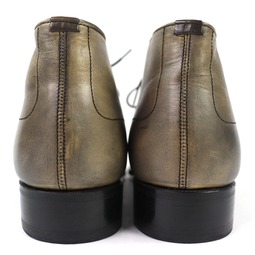 Great Otsuka short boots Chukka boots, business shoes Brown leather 7 1011048