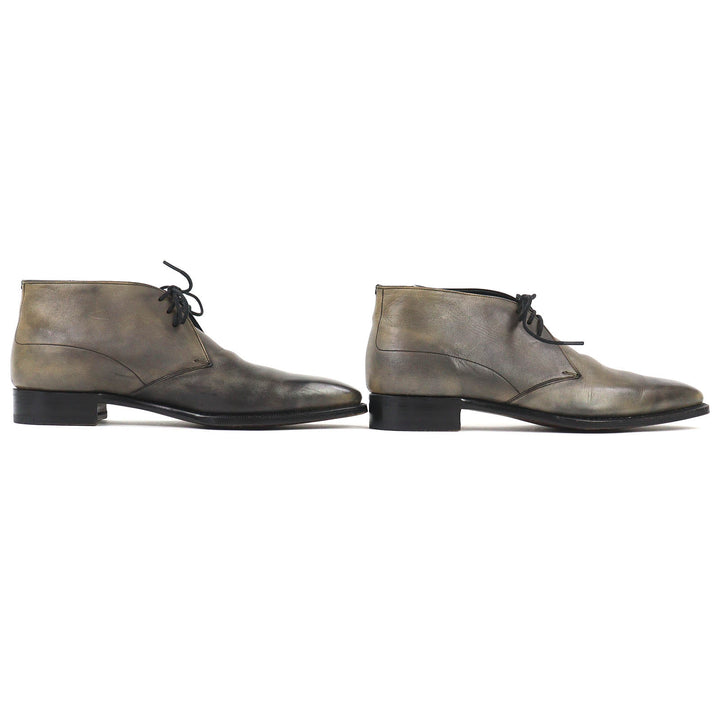 Great Otsuka short boots Chukka boots, business shoes Brown leather 7 1011048