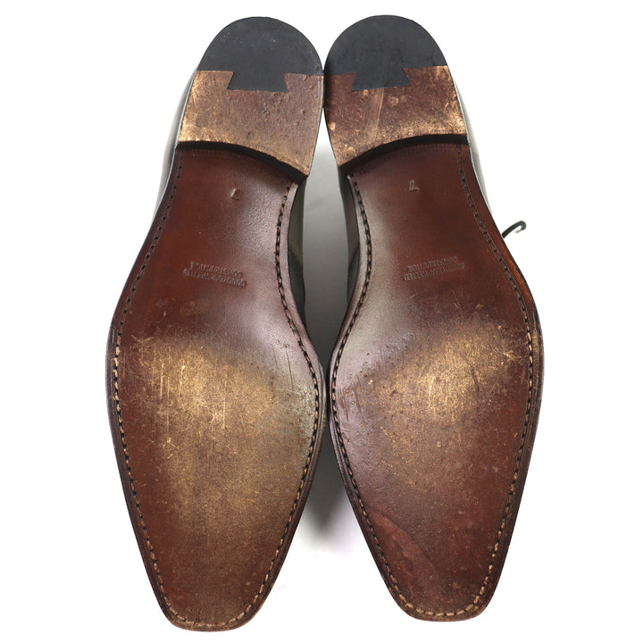 Great Otsuka short boots Chukka boots, business shoes Brown leather 7 1011048