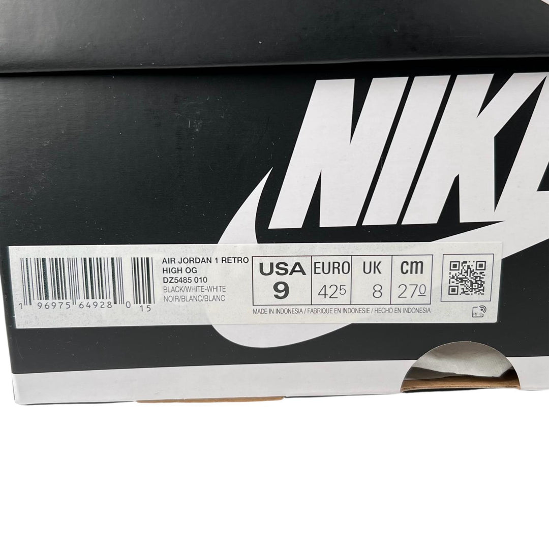 Pristine NIKE High cut sneakers AIR JORDAN 1 RETRO HIGH OG black mens DZ5485-010