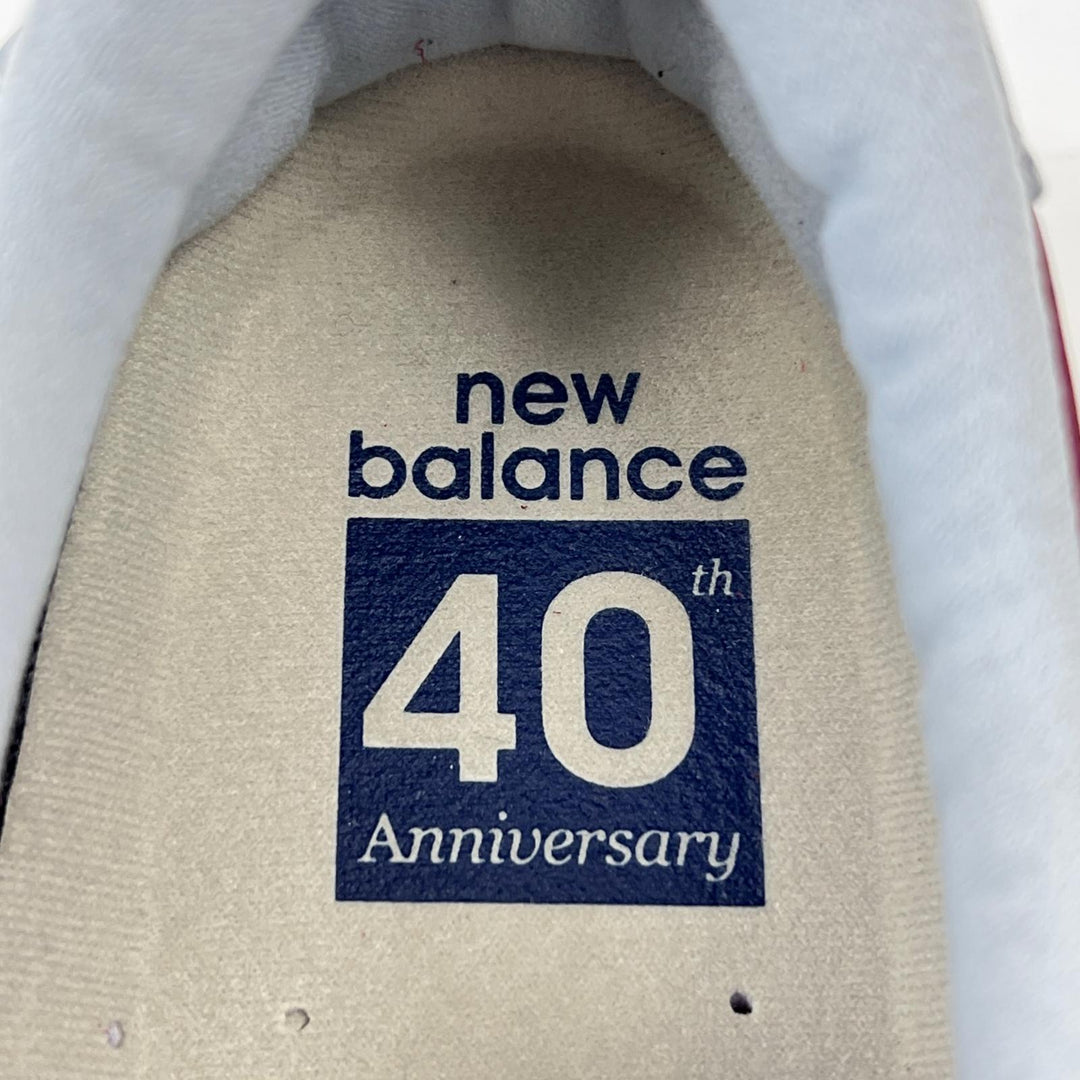 Pristine NEW BALANCE sneakers Burgundy Suede leather mens 25 M730UKF