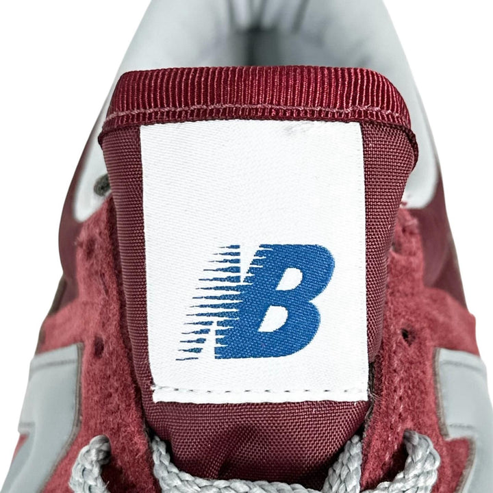 Pristine NEW BALANCE sneakers Burgundy Suede leather mens 25 M730UKF