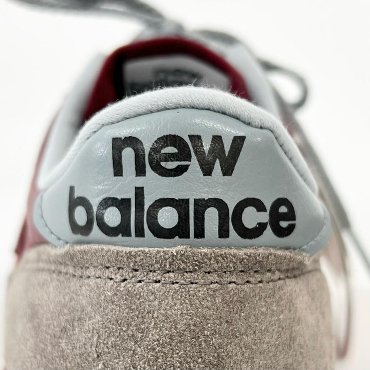 Pristine NEW BALANCE sneakers Burgundy Suede leather mens 25 M730UKF