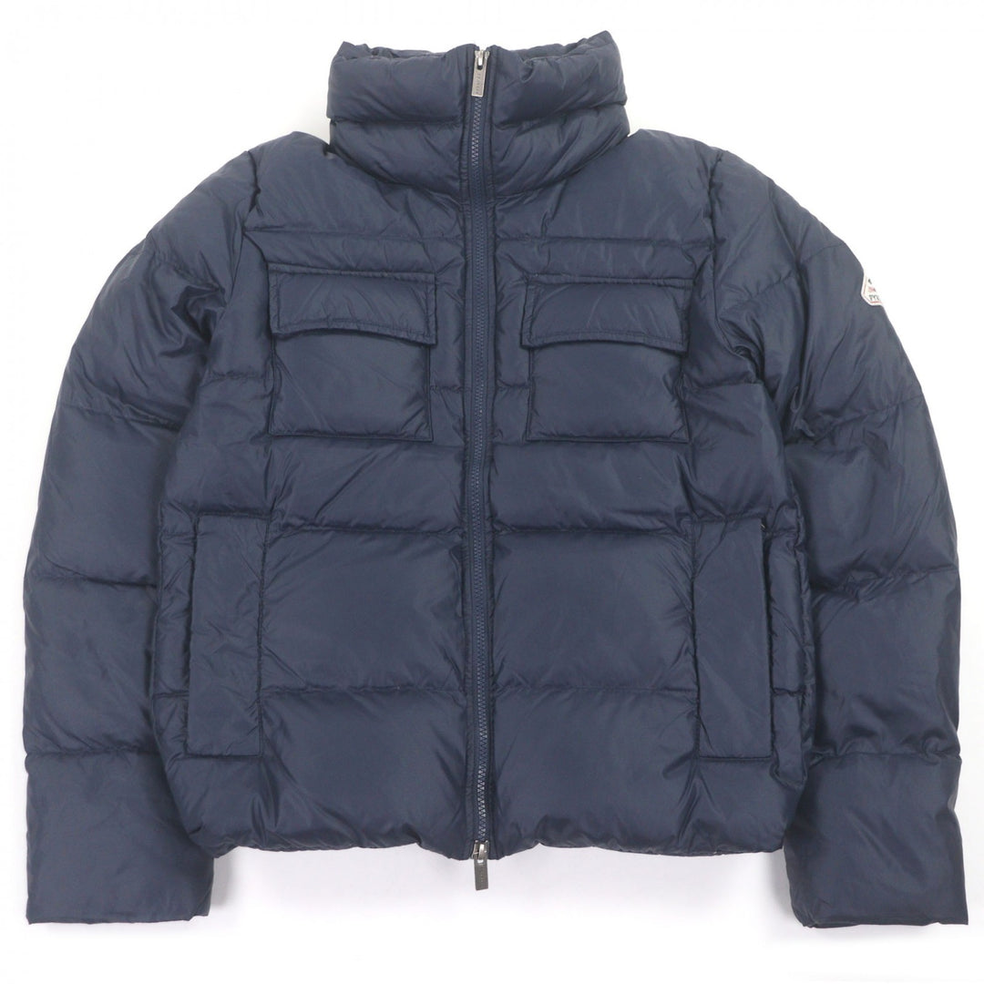 Great Pyrenex Down jacket BASILE Logo patch Stand collar Navy Nylon mens XS