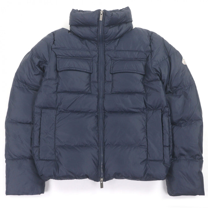 Great Pyrenex Down jacket BASILE Logo patch Stand collar Navy Nylon mens XS