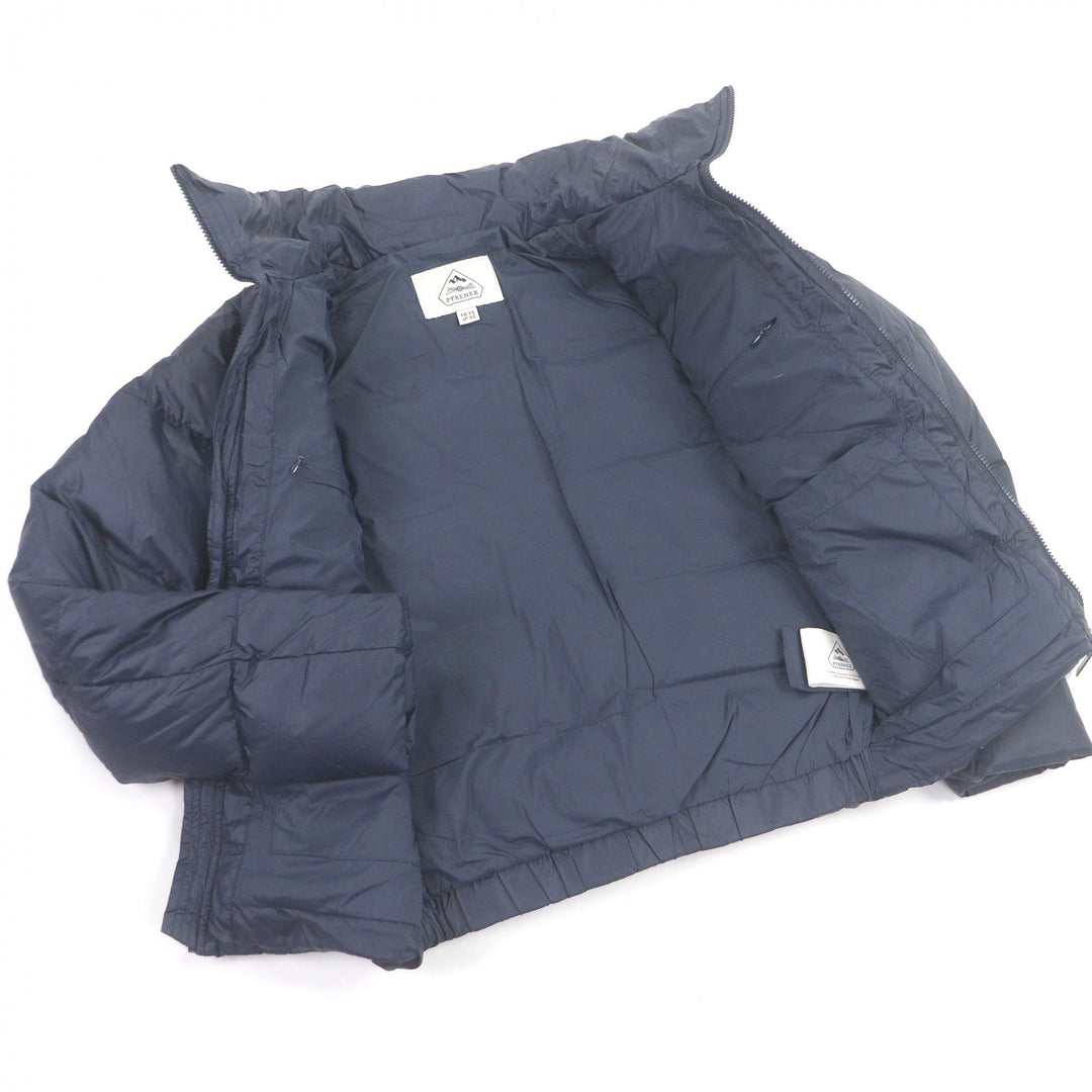 Great Pyrenex Down jacket BASILE Logo patch Stand collar Navy Nylon mens XS