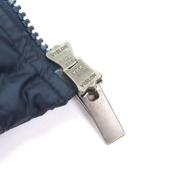 Great Pyrenex Down jacket BASILE Logo patch Stand collar Navy Nylon mens XS