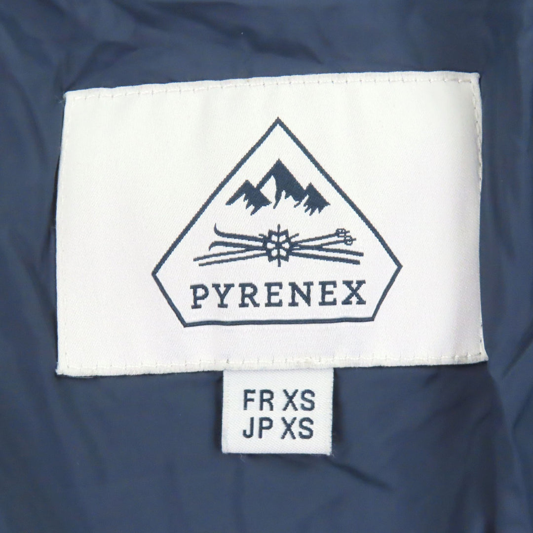 Great Pyrenex Down jacket BASILE Logo patch Stand collar Navy Nylon mens XS