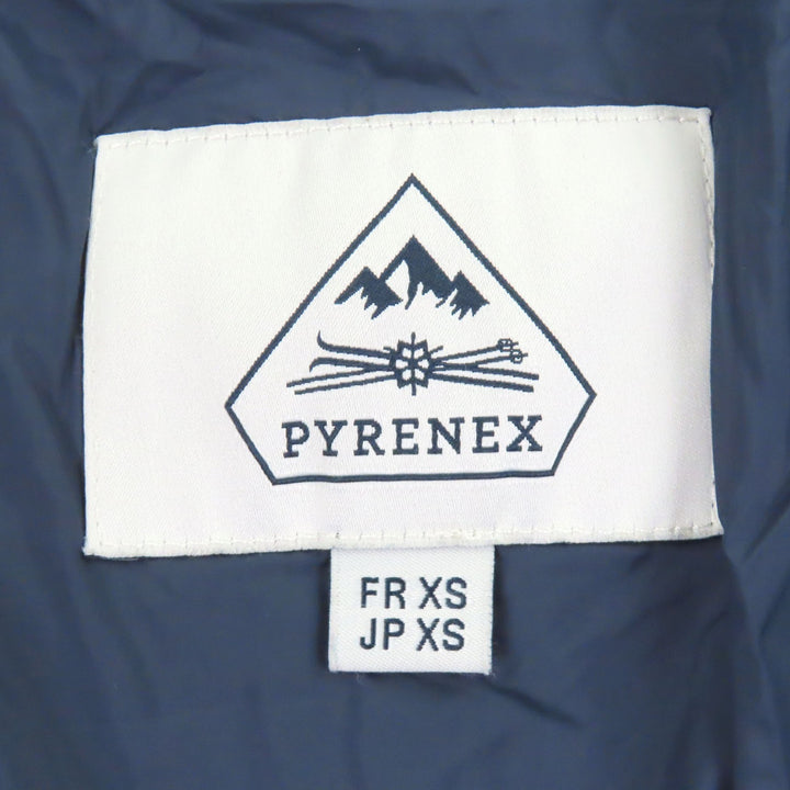Great Pyrenex Down jacket BASILE Logo patch Stand collar Navy Nylon mens XS