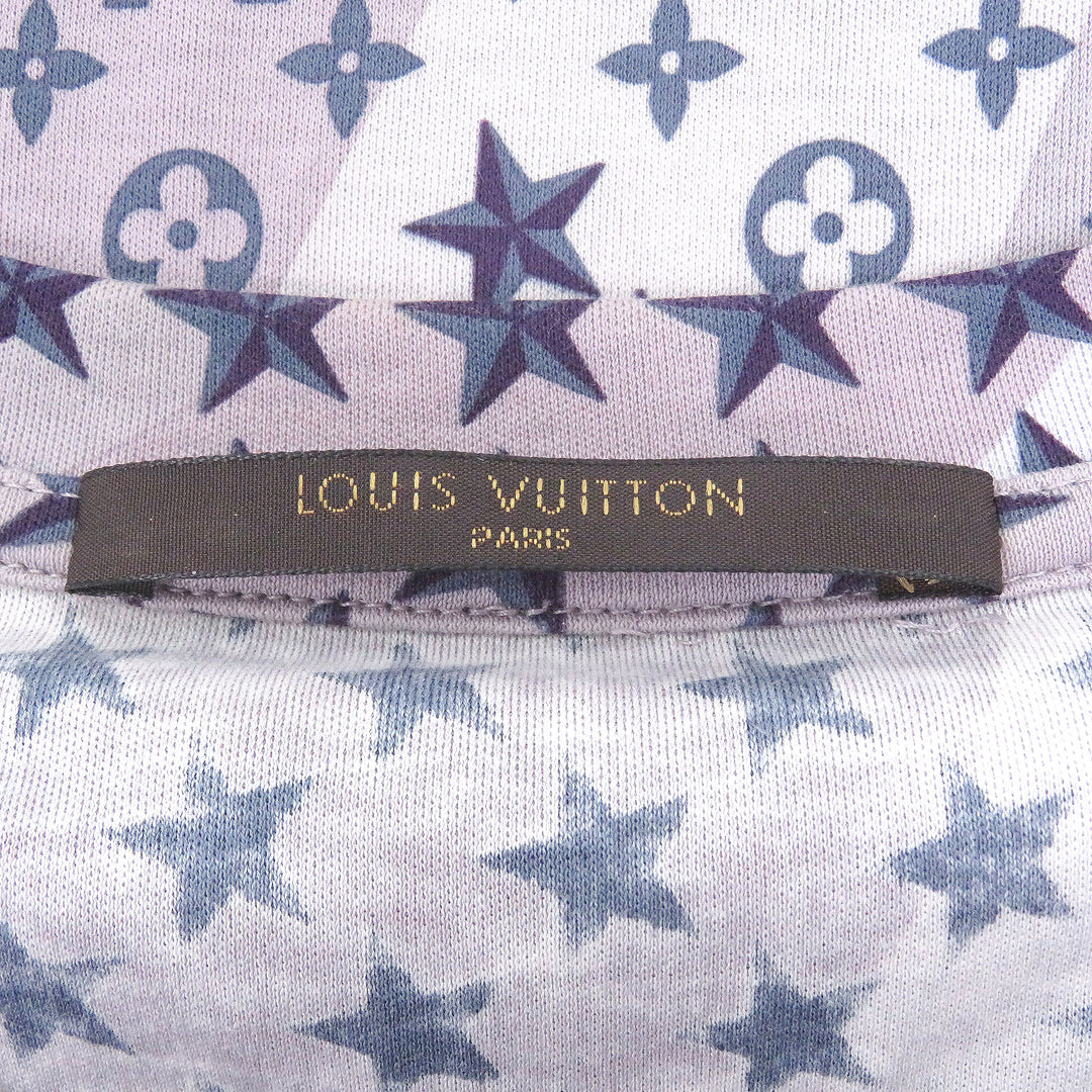 Excellent LOUIS VUITTON Short sleeve T-shirt Monogram Star Pattern