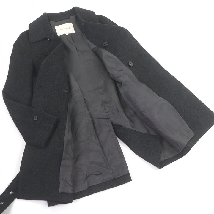 Excellent Mackintosh coat Double-breasted Chester Charcoal gray hair