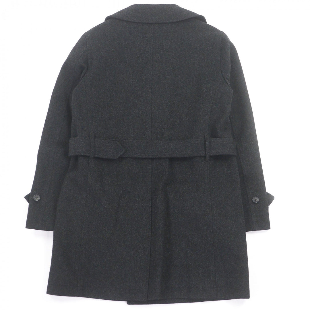 Excellent Mackintosh coat Double-breasted Chester Charcoal gray hair