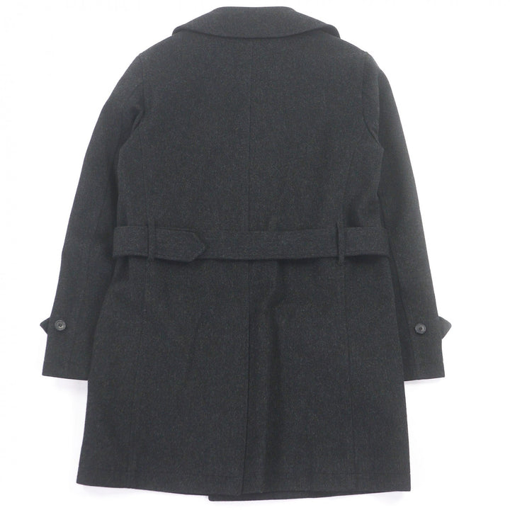 Excellent Mackintosh coat Double-breasted Chester Charcoal gray hair