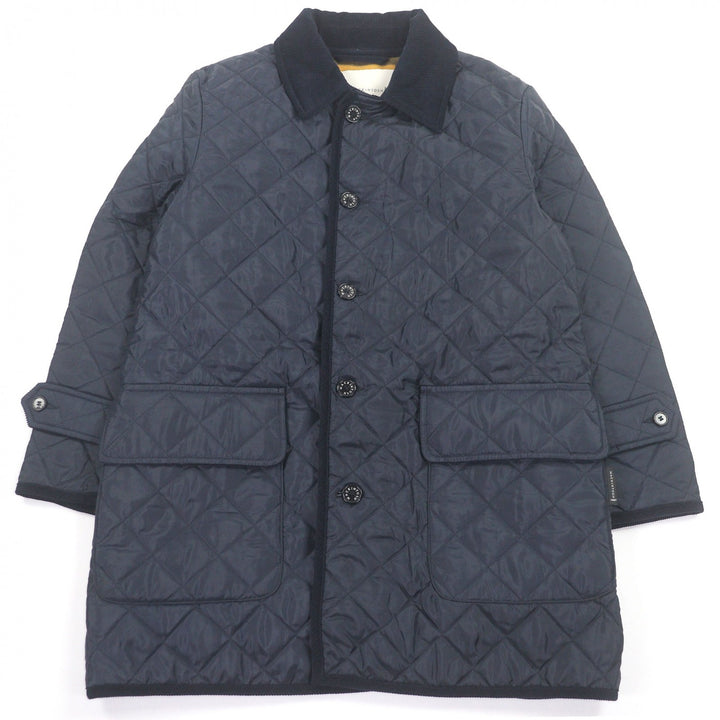 Excellent Mackintosh coat BEATTOCK Quilted corduroy collar Navy 36