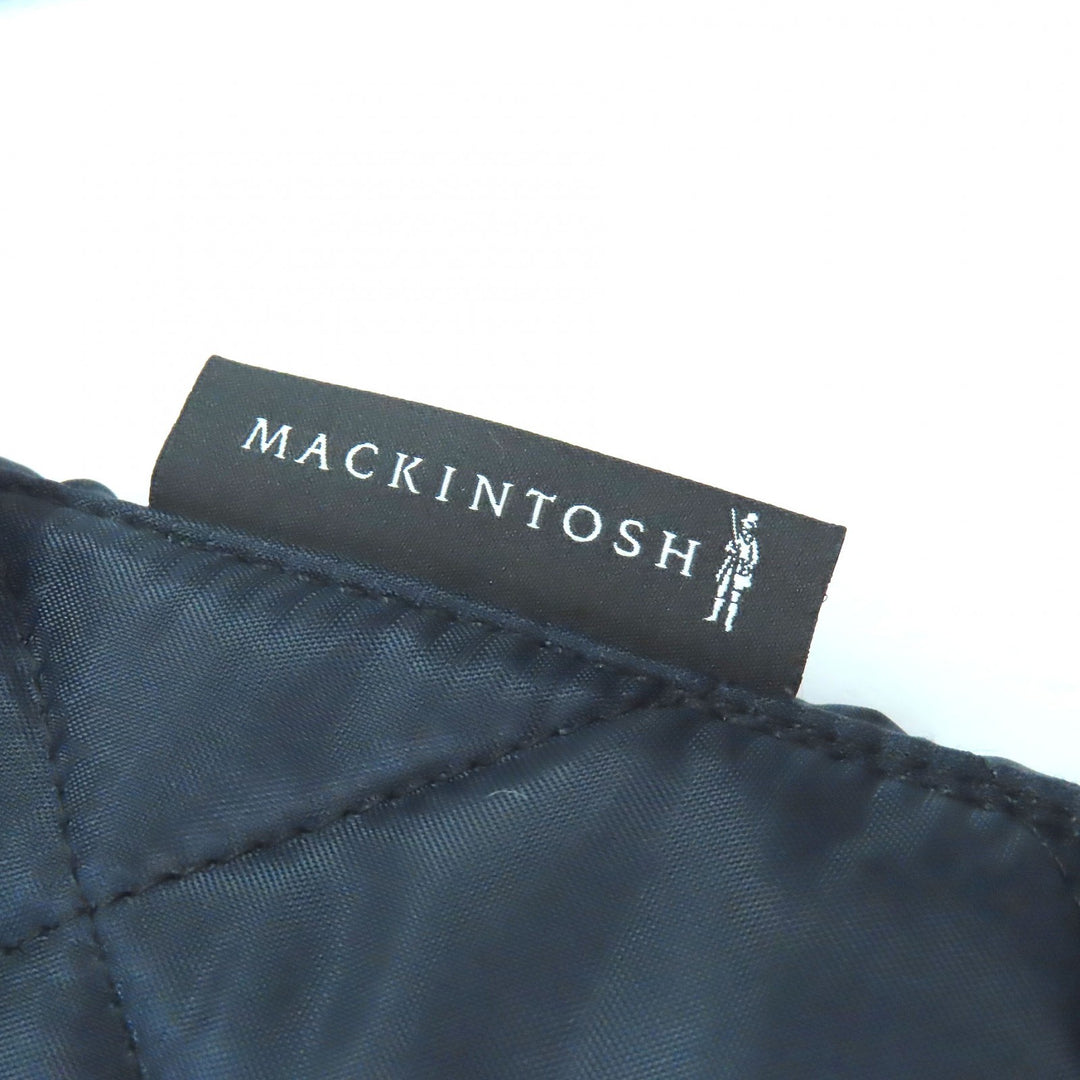 Excellent Mackintosh coat BEATTOCK Quilted corduroy collar Navy 36