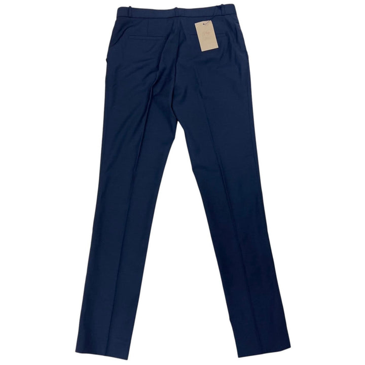 Pristine THE ROW Pants Center Press Franklin Navy wool mens 6