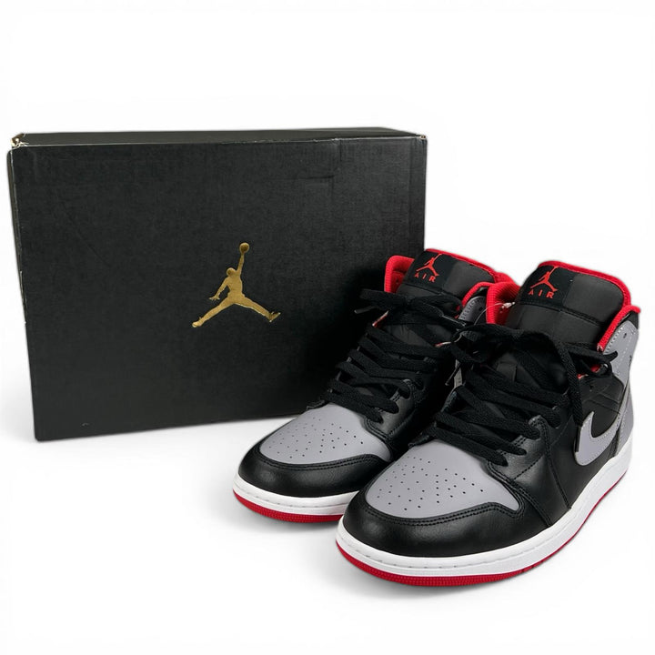 Pristine NIKE High cut sneakers AIR JORDAN 1 MID black mens 29 DQ8426-006