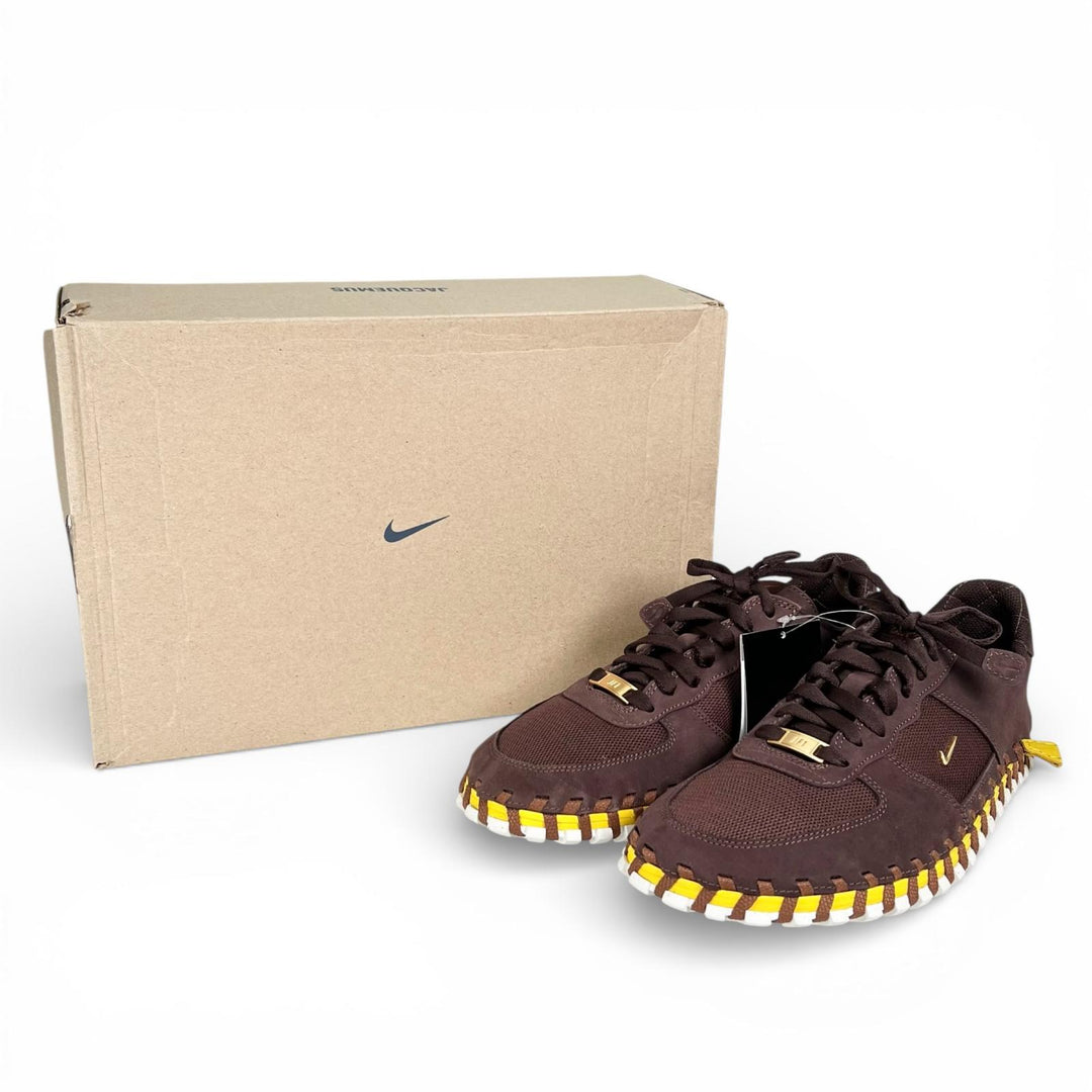 Pristine Nike Jacquemus sneakers J FORCE 1 LOW LX SP Brown mens 27.5 DR0424-200