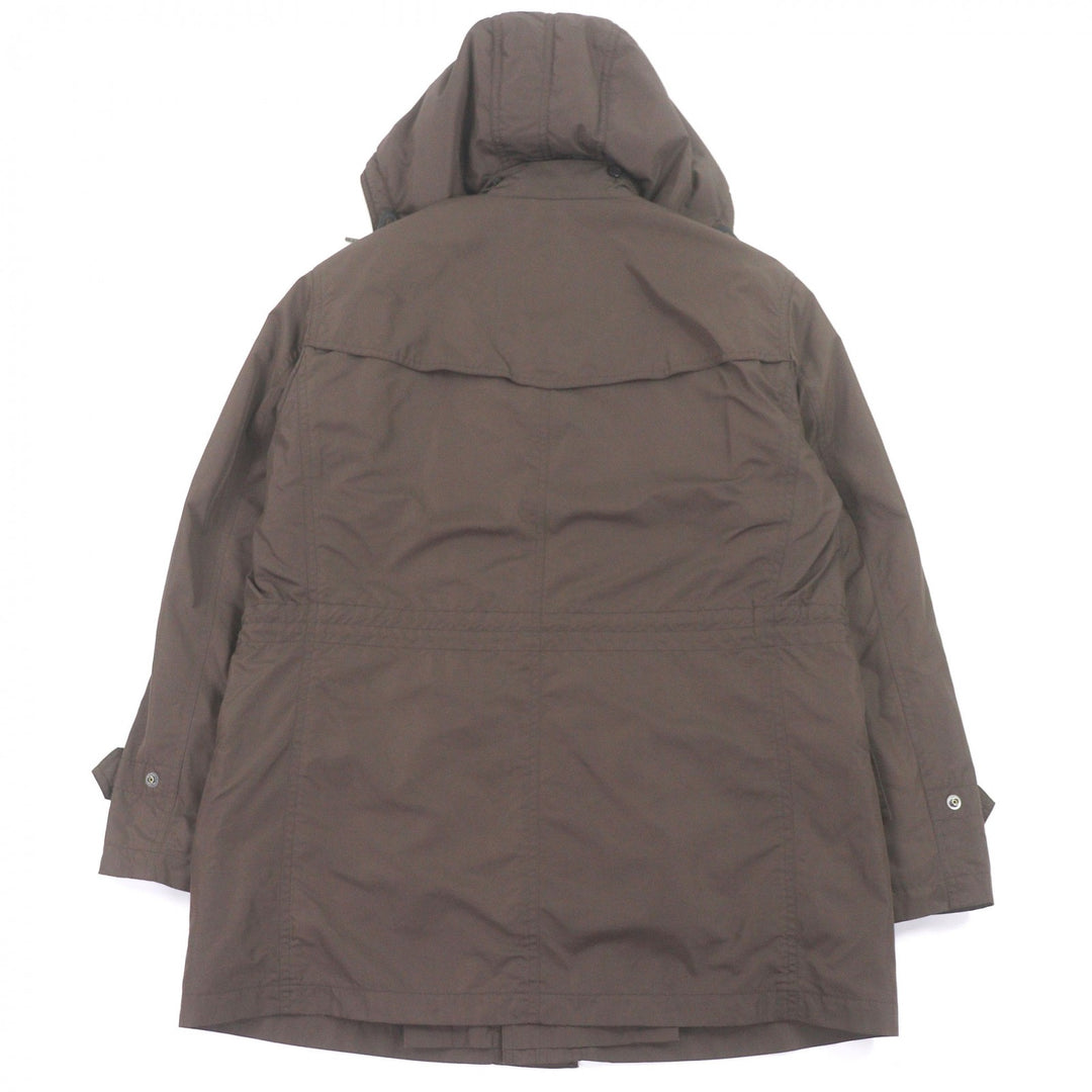 Great BURBERRY LONDON coat Nylon hooded jacket with Nova check