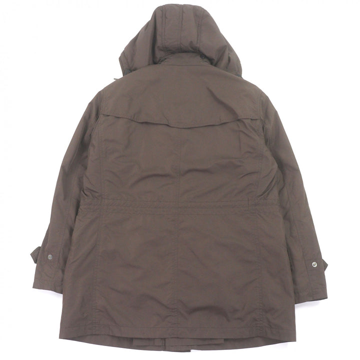 Great BURBERRY LONDON coat Nylon hooded jacket with Nova check
