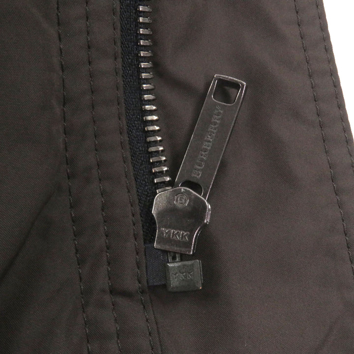 Great BURBERRY LONDON coat Nylon hooded jacket with Nova check