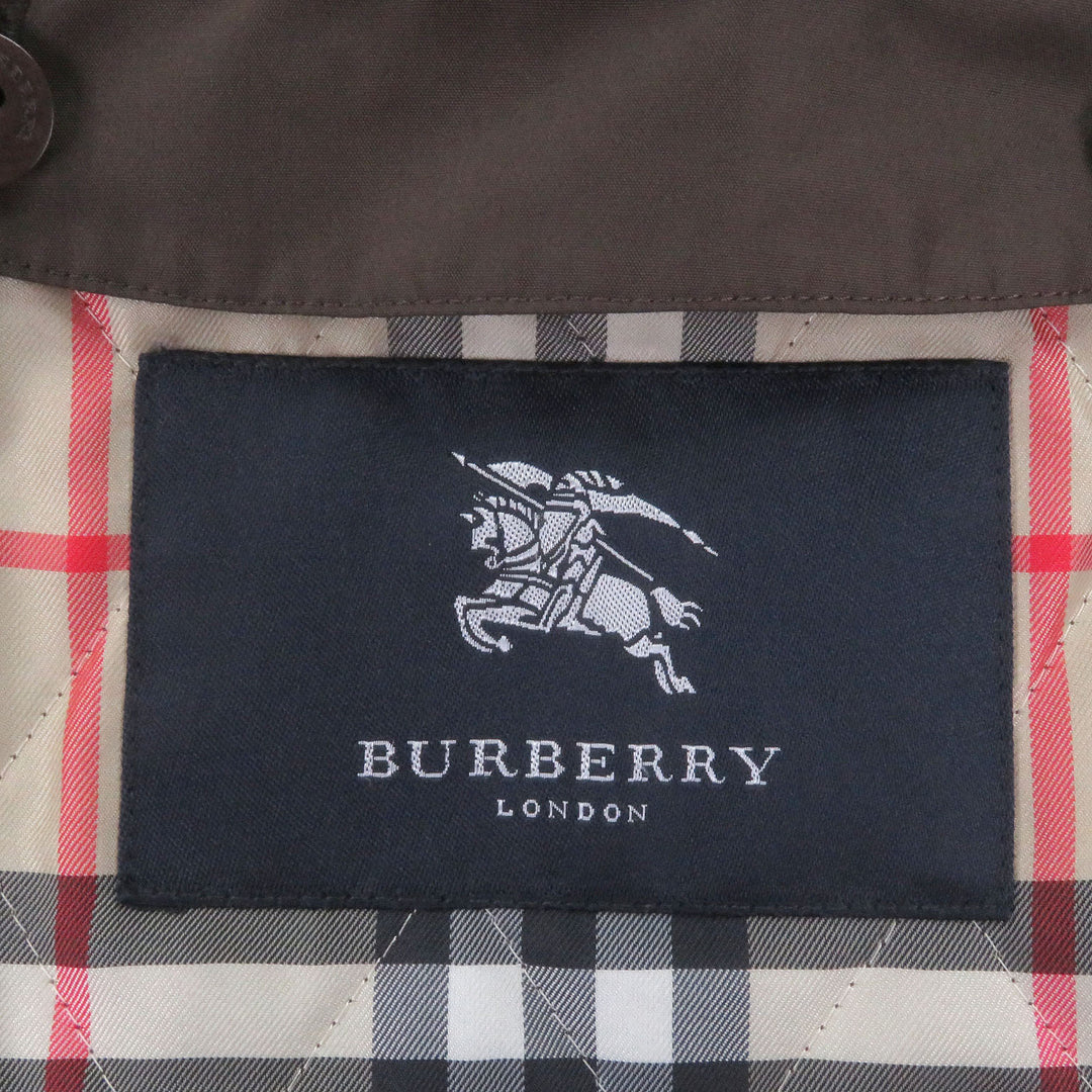 Great BURBERRY LONDON coat Nylon hooded jacket with Nova check