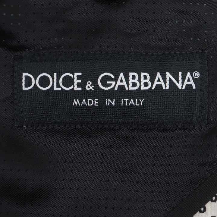 Great DOLCE&GABBANA tailored jacket black polyester mens 44