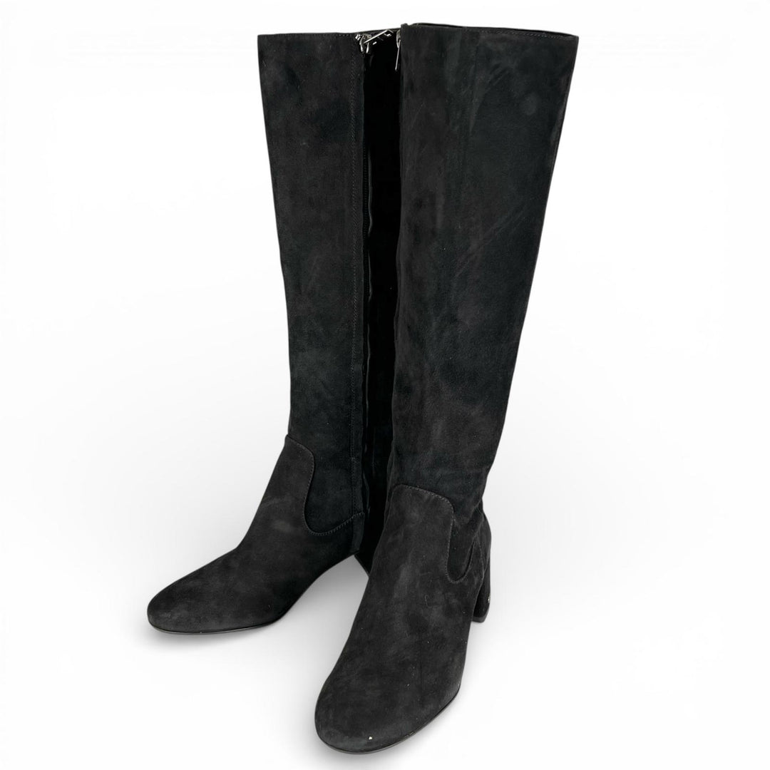 Pristine COACH Knee-high boots TONI SDE BOOT black Women 6.5 FG2912