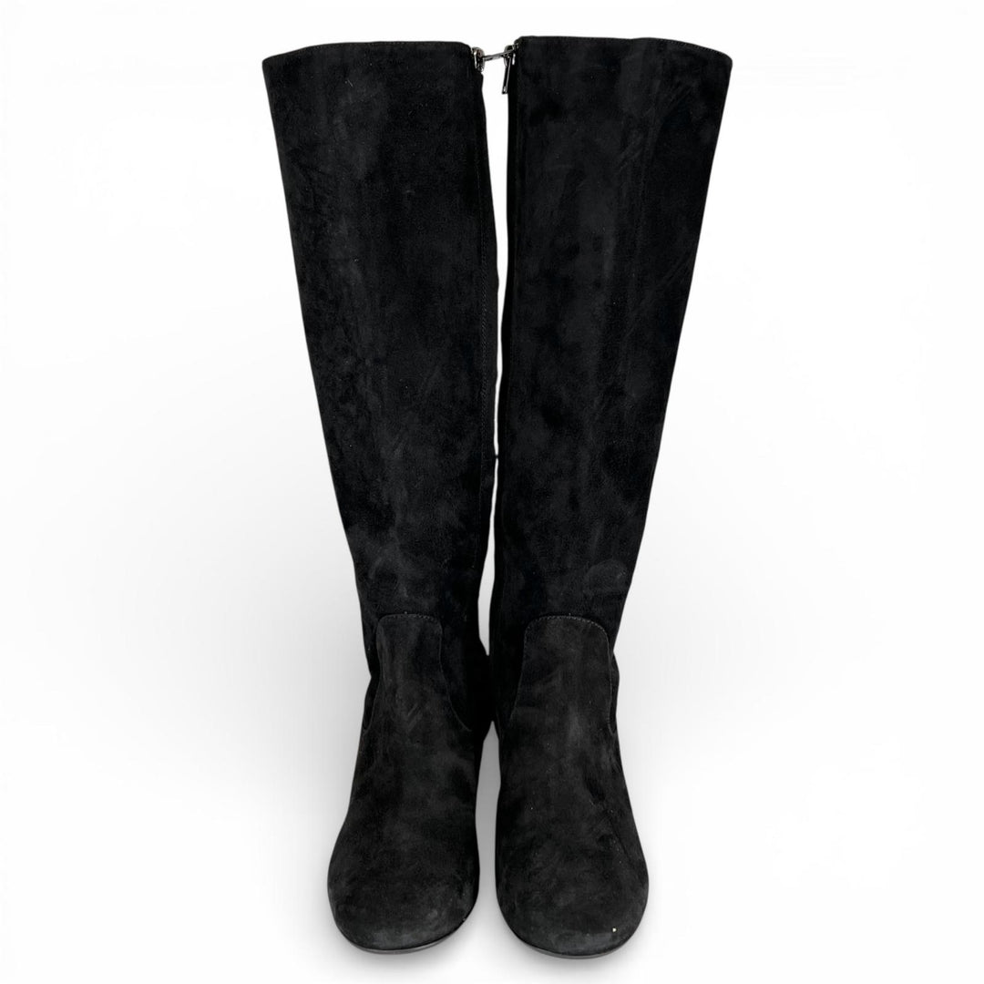 Pristine COACH Knee-high boots TONI SDE BOOT black Women 6.5 FG2912