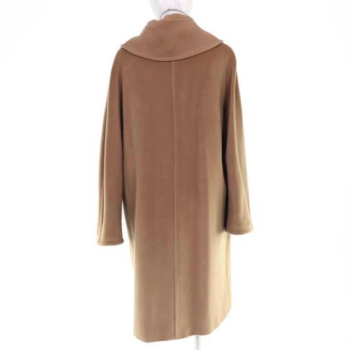 Excellent Max Mara coat Figurine tailoring Camel Virgin wool Women 40