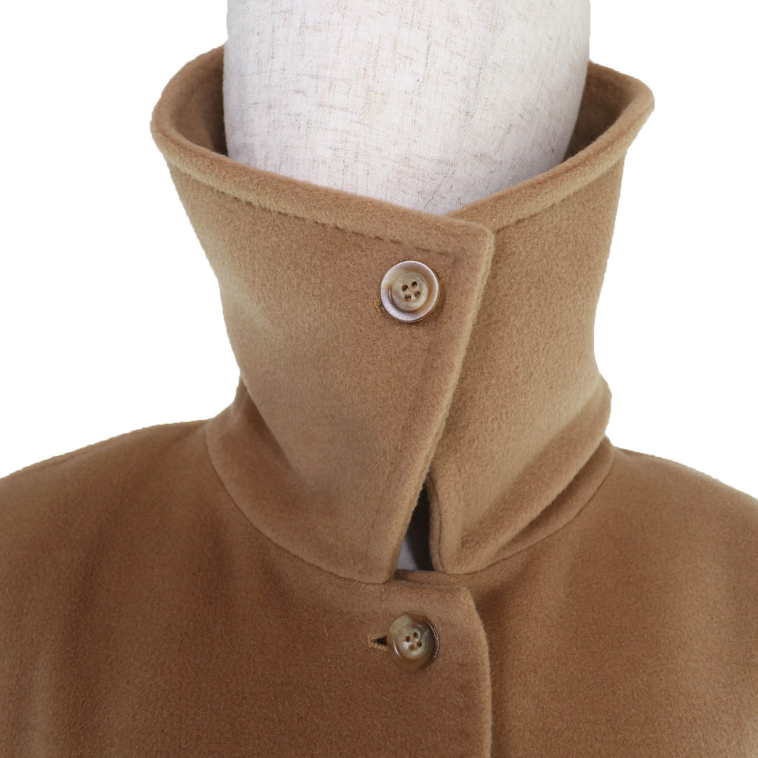 Excellent Max Mara coat Figurine tailoring Camel Virgin wool Women 40