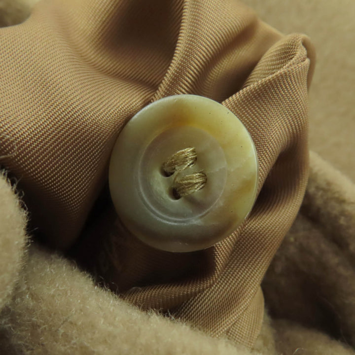 Excellent Max Mara coat Figurine tailoring Camel Virgin wool Women 40
