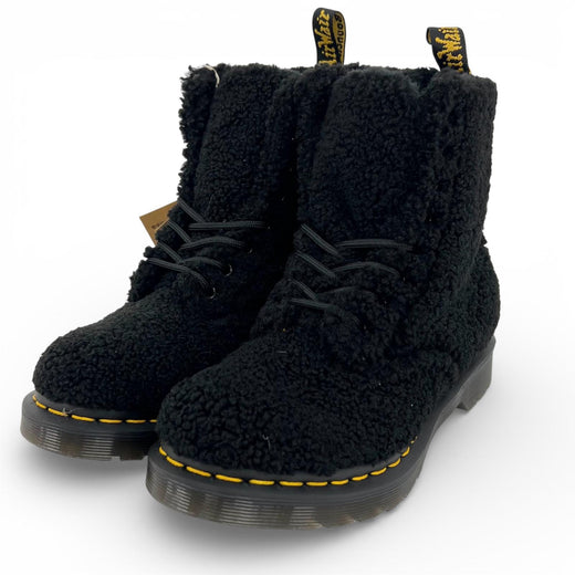Pristine Dr.Martens boots 8-hole boa lace-up black Women 1460 PASCAL