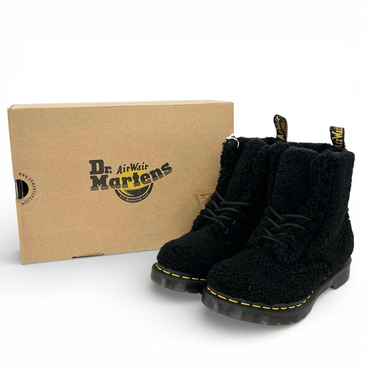 Pristine Dr.Martens boots 8-hole boa lace-up black Women 1460 PASCAL