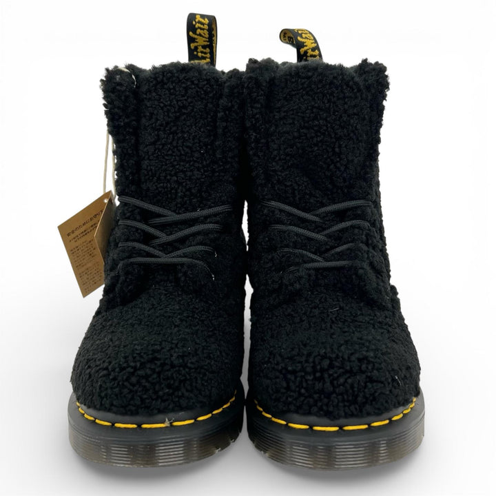 Pristine Dr.Martens boots 8-hole boa lace-up black Women 1460 PASCAL